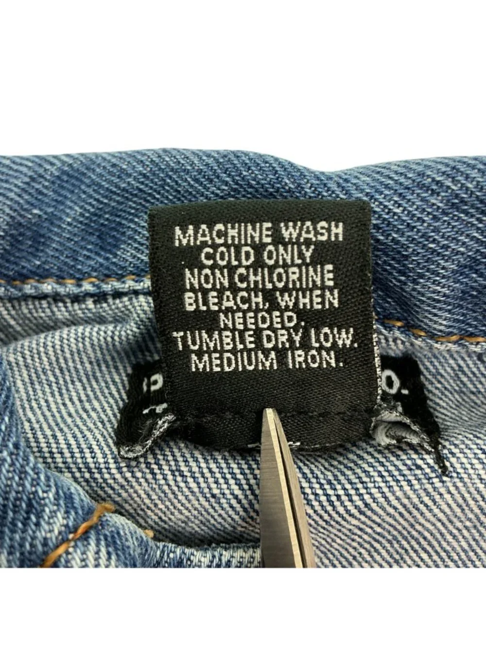 Polo Jeans Co. Ralph Lauren Baby Denim Jacket S/M 3-12M Button-Up Blue Cotton